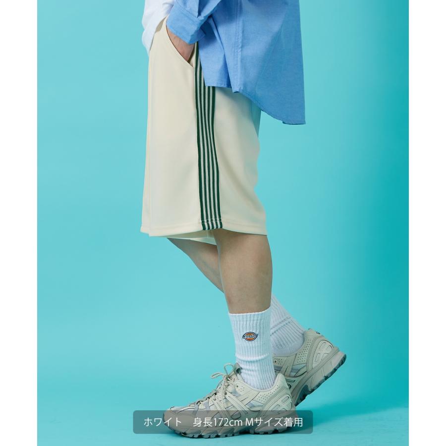 トラックパンツ メンズ SIDEWAY STANCE サイドウェイスタンス ハーフ パンツ 短パン ラインパンツ セットアップ 大きめ アメカジ カジュアル ストリート | improves | 16