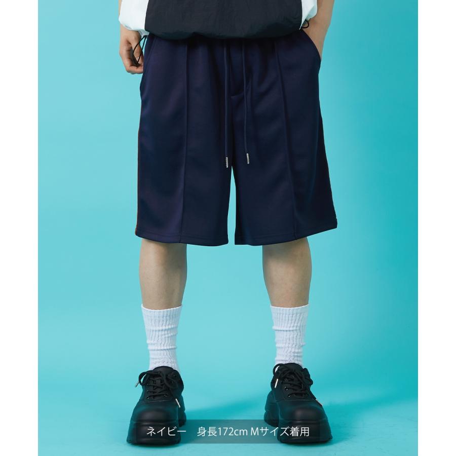 トラックパンツ メンズ SIDEWAY STANCE サイドウェイスタンス ハーフ パンツ 短パン ラインパンツ セットアップ 大きめ アメカジ カジュアル ストリート | improves | 09