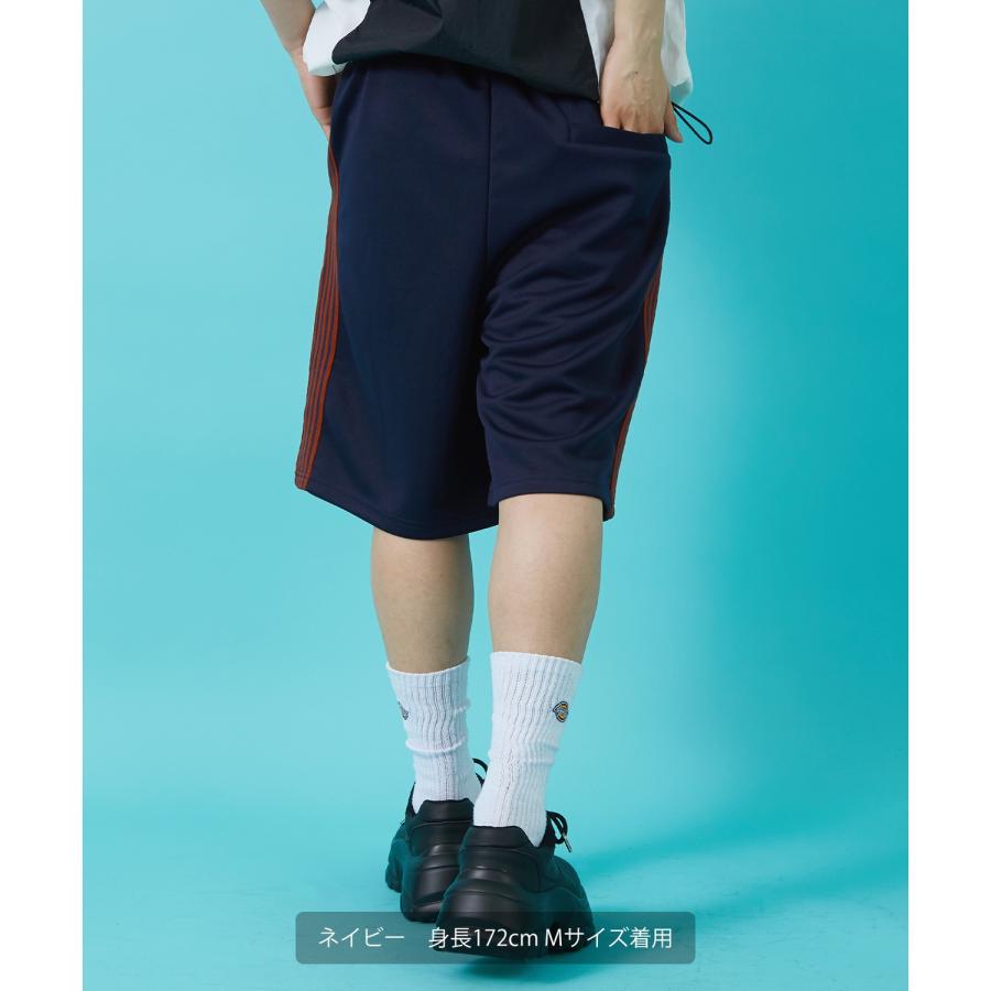 トラックパンツ メンズ SIDEWAY STANCE サイドウェイスタンス ハーフ パンツ 短パン ラインパンツ セットアップ 大きめ アメカジ カジュアル ストリート | improves | 11