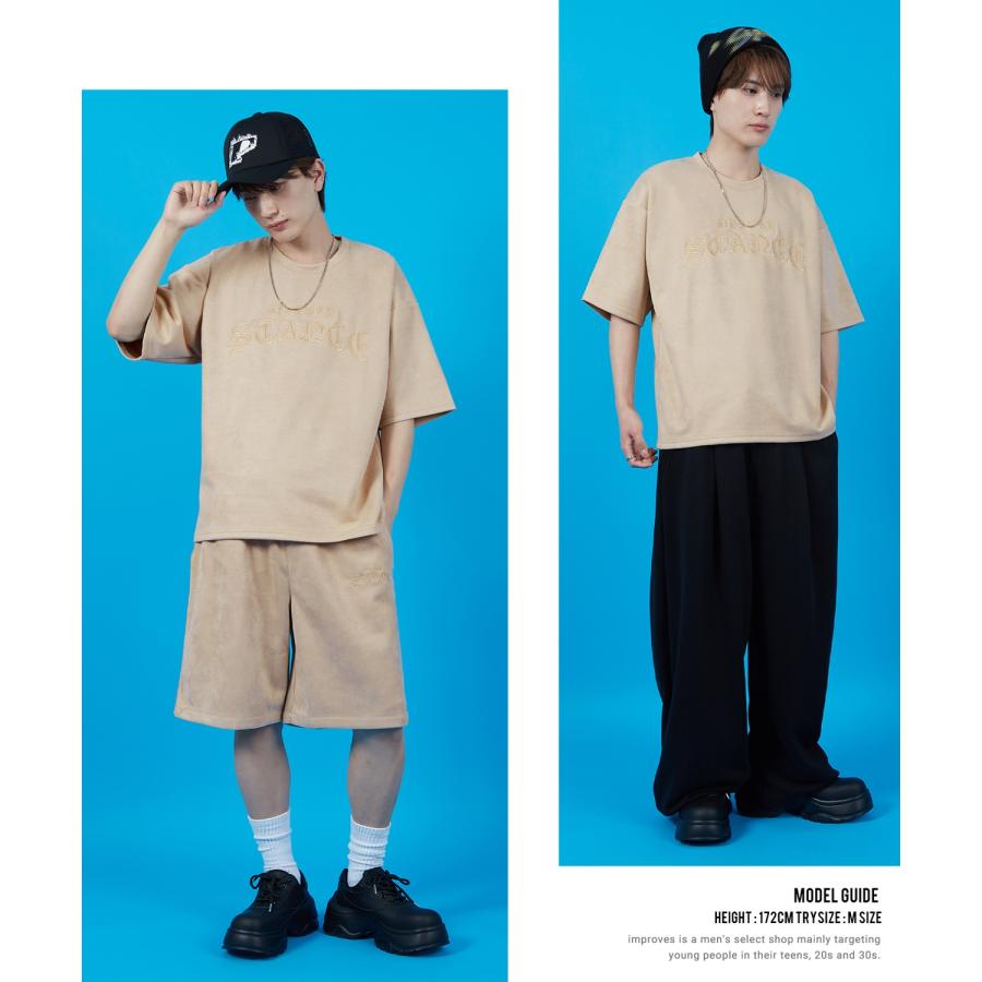 Tシャツ メンズ SIDEWAY STANCE サイドウェイスタンス スエードポンチ ロゴ刺しゅう カットソー アメカジ カジュアル スケーター ストリート 古着MIX 韓国 | improves | 14