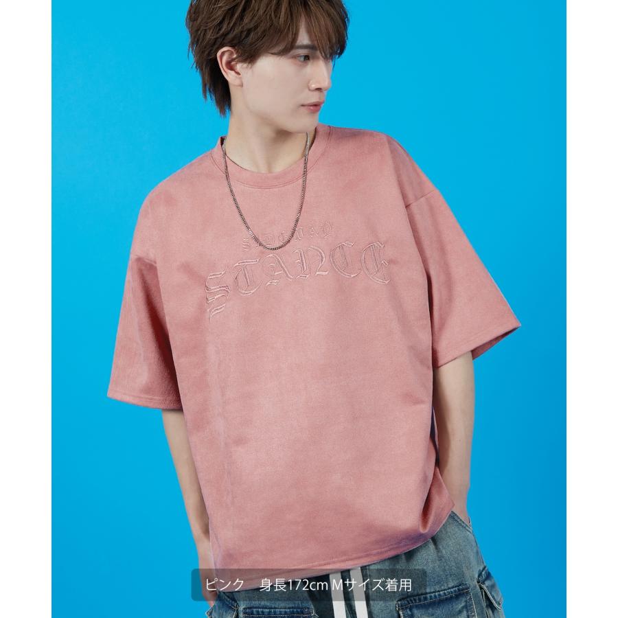 Tシャツ メンズ SIDEWAY STANCE サイドウェイスタンス スエードポンチ ロゴ刺しゅう カットソー アメカジ カジュアル スケーター ストリート 古着MIX 韓国 | improves | 17