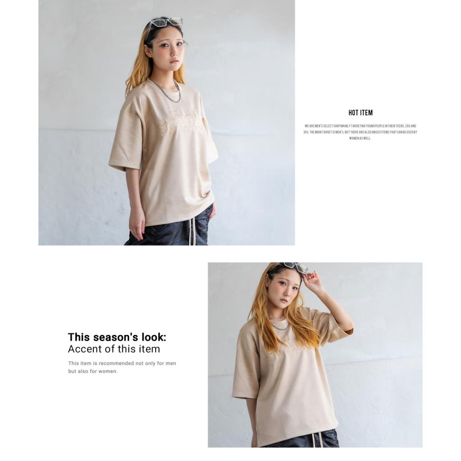 Tシャツ メンズ SIDEWAY STANCE サイドウェイスタンス スエードポンチ ロゴ刺しゅう カットソー アメカジ カジュアル スケーター ストリート 古着MIX 韓国 | improves | 10