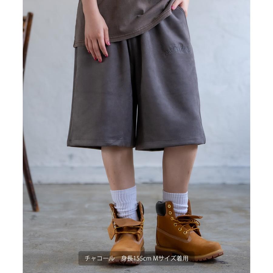 ショートパンツ メンズ SIDEWAY STANCE サイドウェイスタンス スエードポンチ ハーフパンツ ショーツ アメカジ カジュアル スケーター ストリート 古着MIX 韓国 | improves | 07