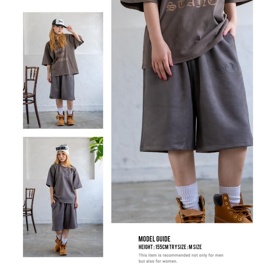 ショートパンツ メンズ SIDEWAY STANCE サイドウェイスタンス スエードポンチ ハーフパンツ ショーツ アメカジ カジュアル スケーター ストリート 古着MIX 韓国 | improves | 08