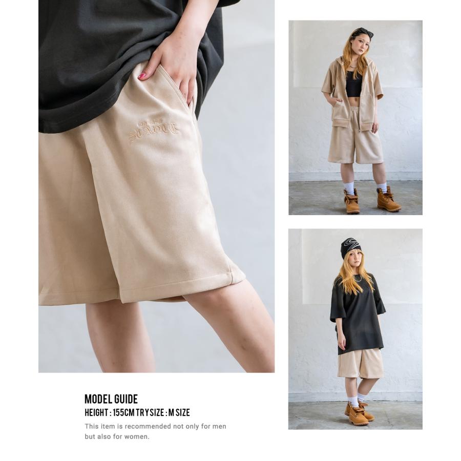 ショートパンツ メンズ SIDEWAY STANCE サイドウェイスタンス スエードポンチ ハーフパンツ ショーツ アメカジ カジュアル スケーター ストリート 古着MIX 韓国 | improves | 10