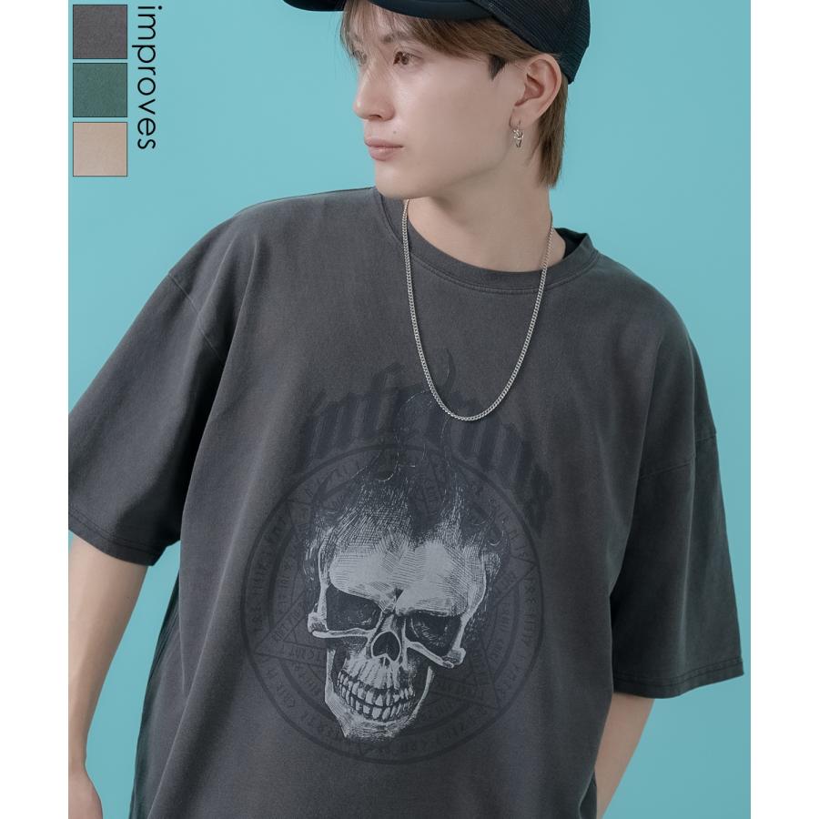 ピグメント 半袖Tシャツ メンズ SIDEWAY STANCE サイドウェイスタンス オリジナルプリント グラフィック カットソー アメカジ スケーター ストリート | improves