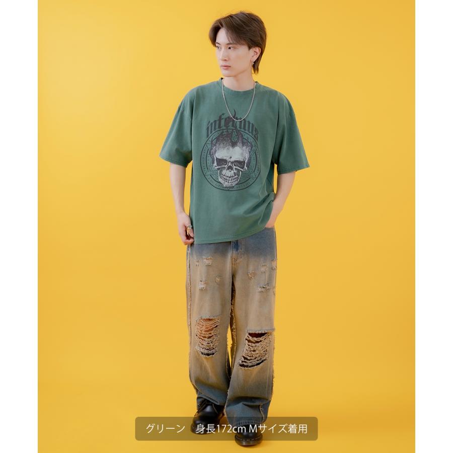 ピグメント 半袖Tシャツ メンズ SIDEWAY STANCE サイドウェイスタンス オリジナルプリント グラフィック カットソー アメカジ スケーター ストリート | improves | 18