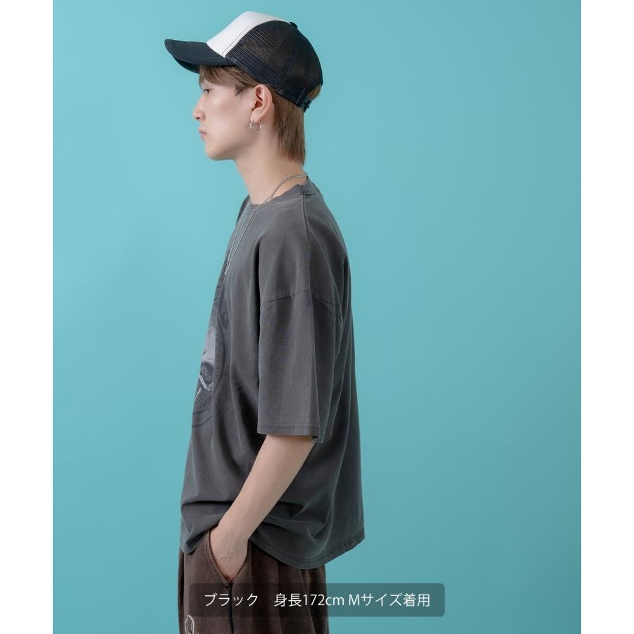 ピグメント 半袖Tシャツ メンズ SIDEWAY STANCE サイドウェイスタンス オリジナルプリント グラフィック カットソー アメカジ スケーター ストリート | improves | 05