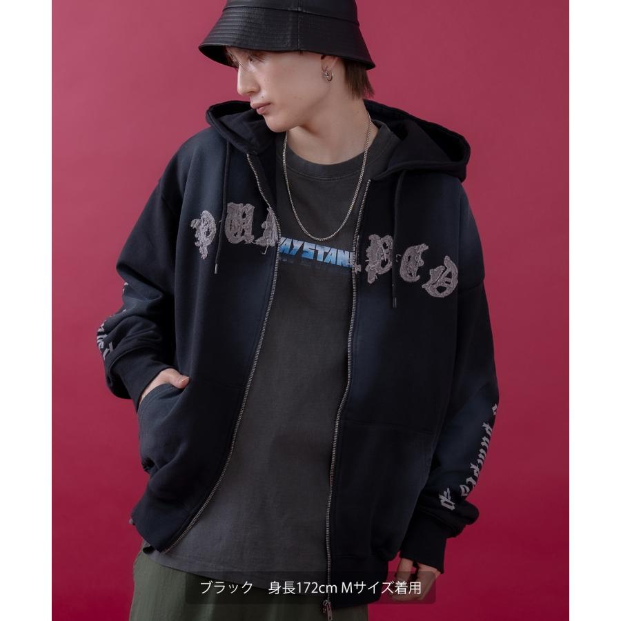 Tシャツ メンズ SIDEWAY STANCE サイドウェイスタンス ピグメント加工 ヴィンテージ加工 メタルバンド ノースリーブ カットソー スケーター ストリート 韓国 | improves | 07