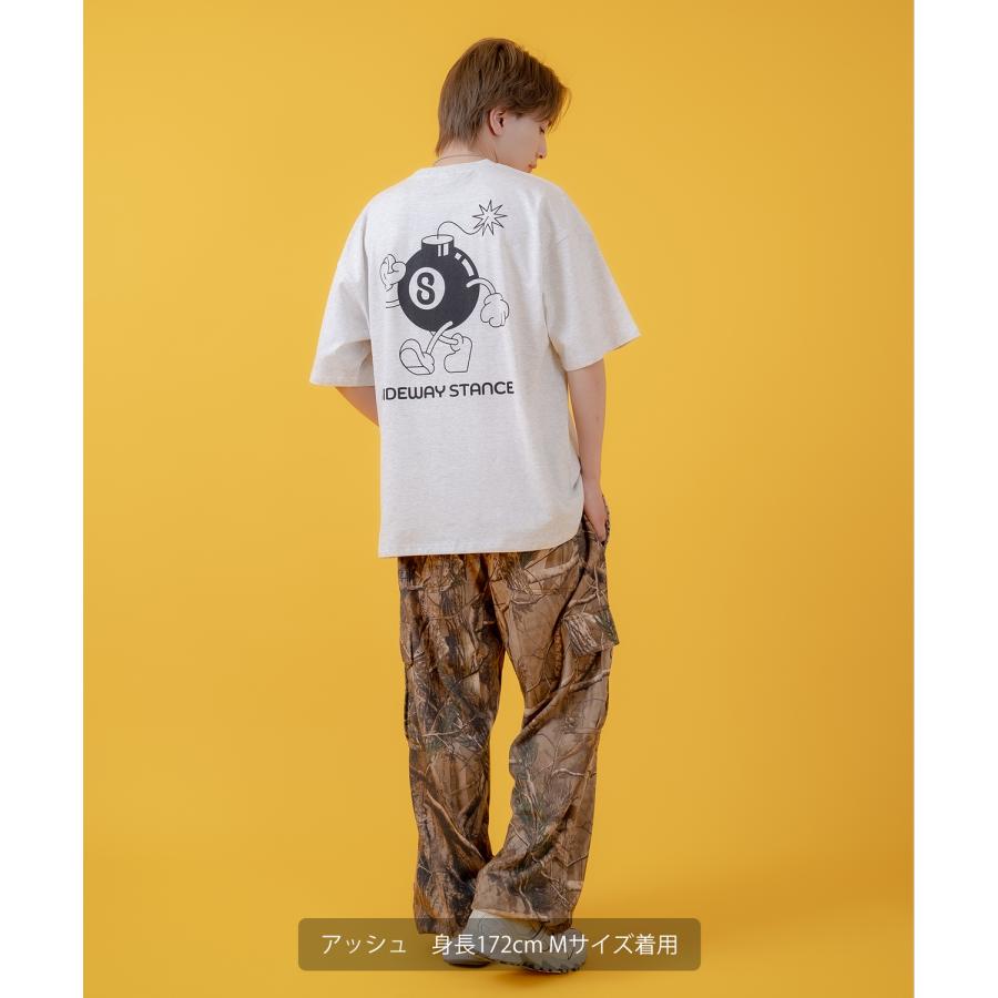 半袖Tシャツ メンズ SIDEWAY STANCE サイドウェイスタンス オリジナルプリント Sボム カットソー アメカジ スケーター ストリート | improves | 20