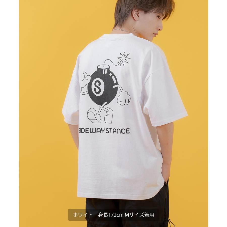 半袖Tシャツ メンズ SIDEWAY STANCE サイドウェイスタンス オリジナルプリント Sボム カットソー アメカジ スケーター ストリート | improves | 06