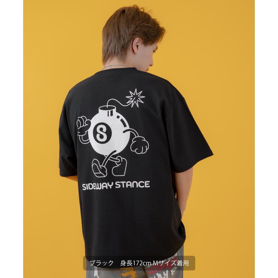 半袖Tシャツ メンズ SIDEWAY STANCE サイドウェイスタンス オリジナルプリント Sボム カットソー アメカジ スケーター ストリート | improves | 12