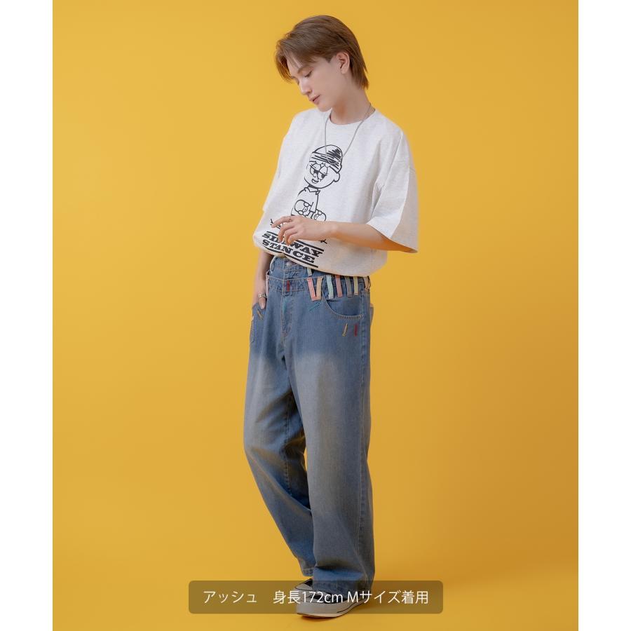 半袖Tシャツ メンズ SIDEWAY STANCE サイドウェイスタンス オリジナルプリント イラストボーイ カットソー アメカジ スケーター ストリート | improves | 19