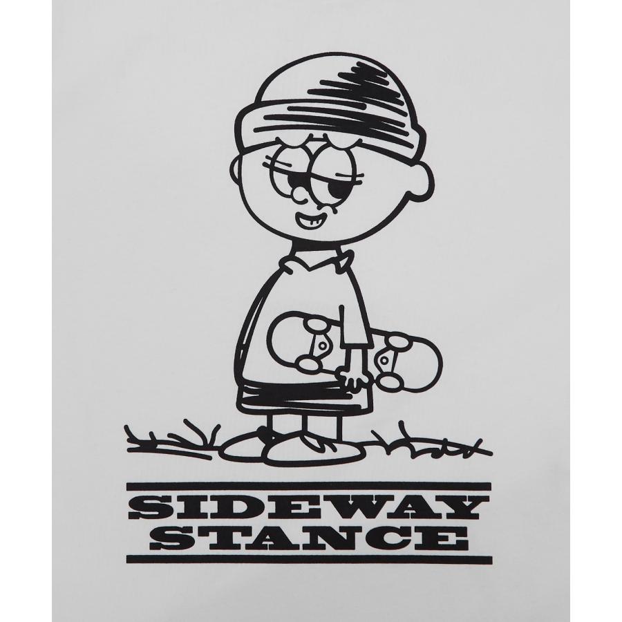半袖Tシャツ メンズ SIDEWAY STANCE サイドウェイスタンス オリジナルプリント イラストボーイ カットソー アメカジ スケーター ストリート | improves | 20