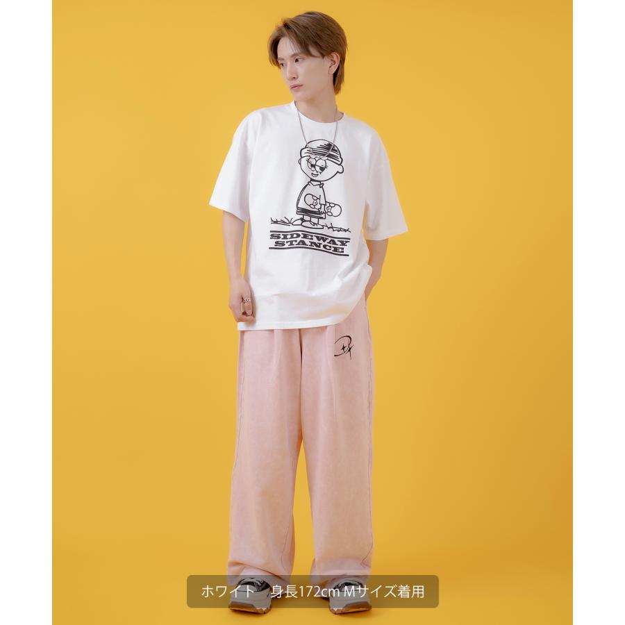 半袖Tシャツ メンズ SIDEWAY STANCE サイドウェイスタンス オリジナルプリント イラストボーイ カットソー アメカジ スケーター ストリート | improves | 08