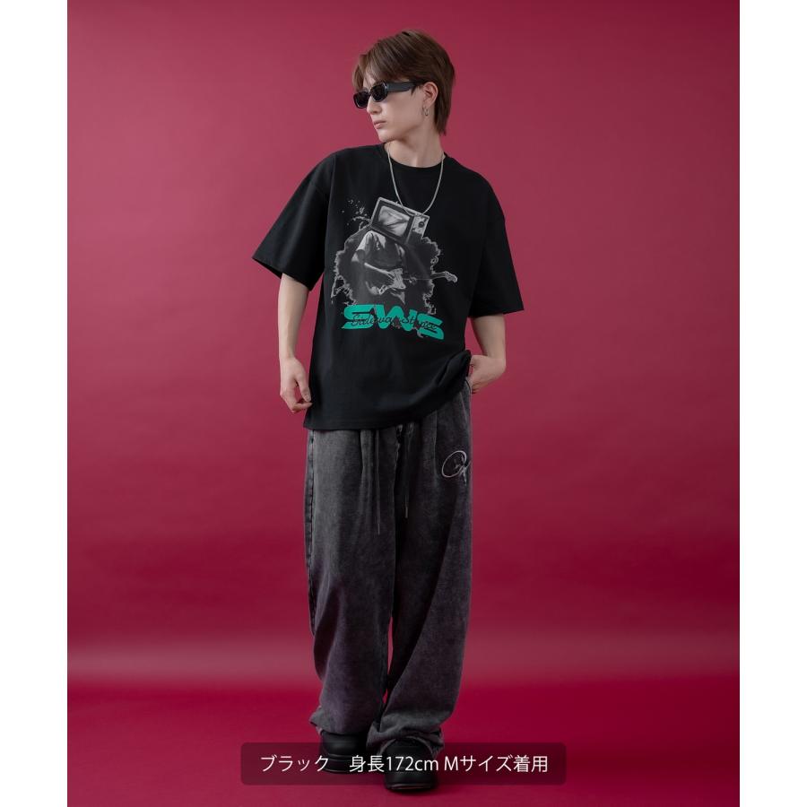 半袖Tシャツ メンズ レディース オリジナルプリント グラフィック カットソー 大きめ アメカジ カジュアル スケーター ストリート 古着MIX 韓国ファッション | improves | 07