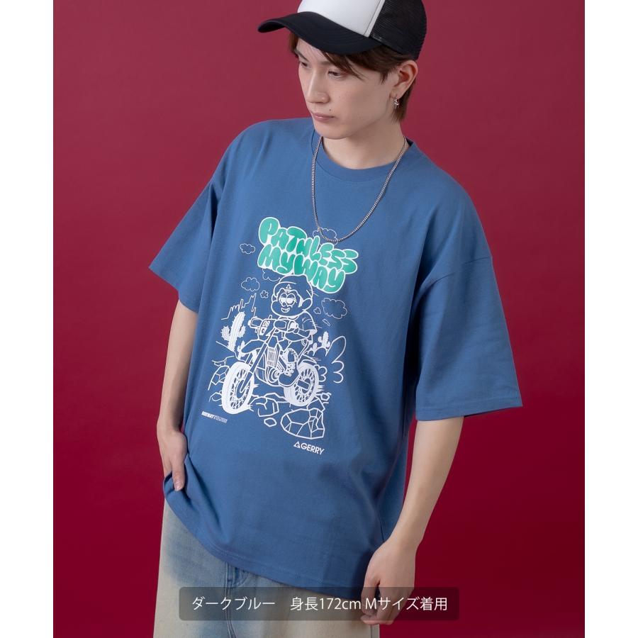 半袖Tシャツ メンズ レディース ジェリー GERRY コラボ プリント カットソー フロントプリント ワンポイントプリント アウトドア ストリート アメカジ 古着MIX | improves | 19
