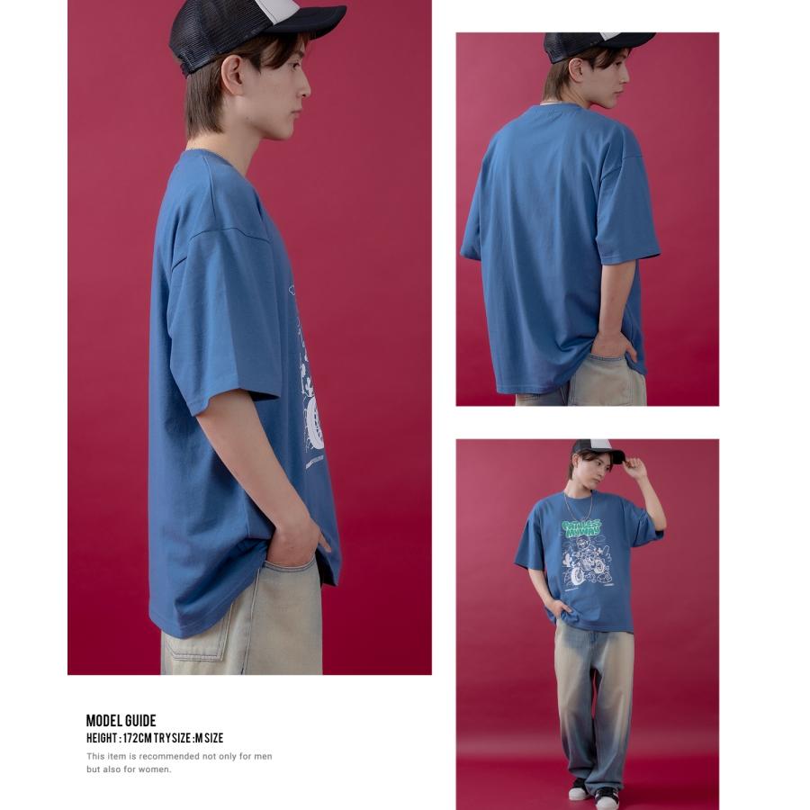 半袖Tシャツ メンズ レディース ジェリー GERRY コラボ プリント カットソー フロントプリント ワンポイントプリント アウトドア ストリート アメカジ 古着MIX | improves | 20