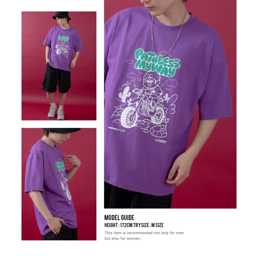 半袖Tシャツ メンズ レディース ジェリー GERRY コラボ プリント カットソー フロントプリント ワンポイントプリント アウトドア ストリート アメカジ 古着MIX | improves | 22