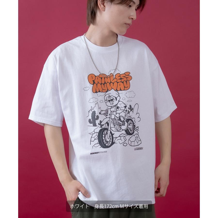 半袖Tシャツ メンズ レディース ジェリー GERRY コラボ プリント カットソー フロントプリント ワンポイントプリント アウトドア ストリート アメカジ 古着MIX | improves | 07