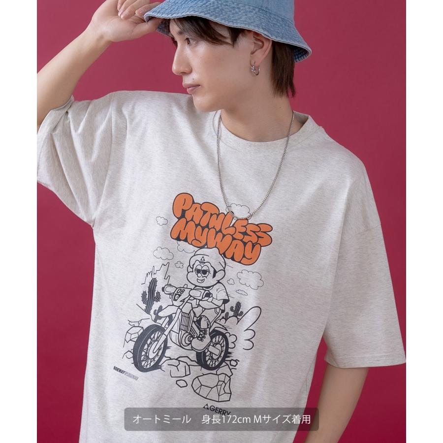 半袖Tシャツ メンズ レディース ジェリー GERRY コラボ プリント カットソー フロントプリント ワンポイントプリント アウトドア ストリート アメカジ 古着MIX | improves | 12
