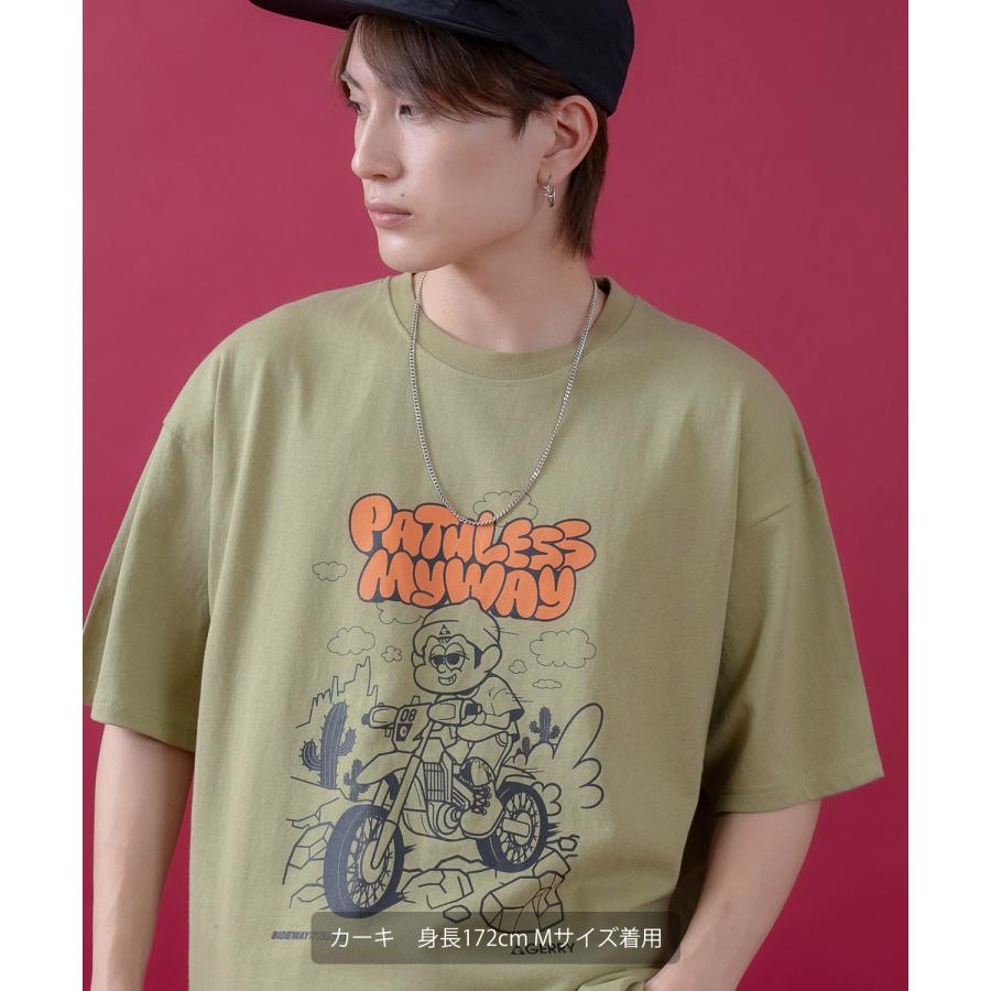 半袖Tシャツ メンズ レディース ジェリー GERRY コラボ プリント カットソー フロントプリント ワンポイントプリント アウトドア ストリート アメカジ 古着MIX | improves | 15