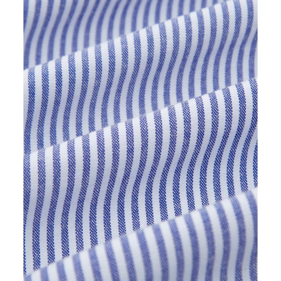 長袖シャツ メンズ サイドウェイスタンス ワンポイント ストライプシャツ 大きめ アメカジ カジュアル スケーター ストリート 古着MIX 韓国 | improves | 22