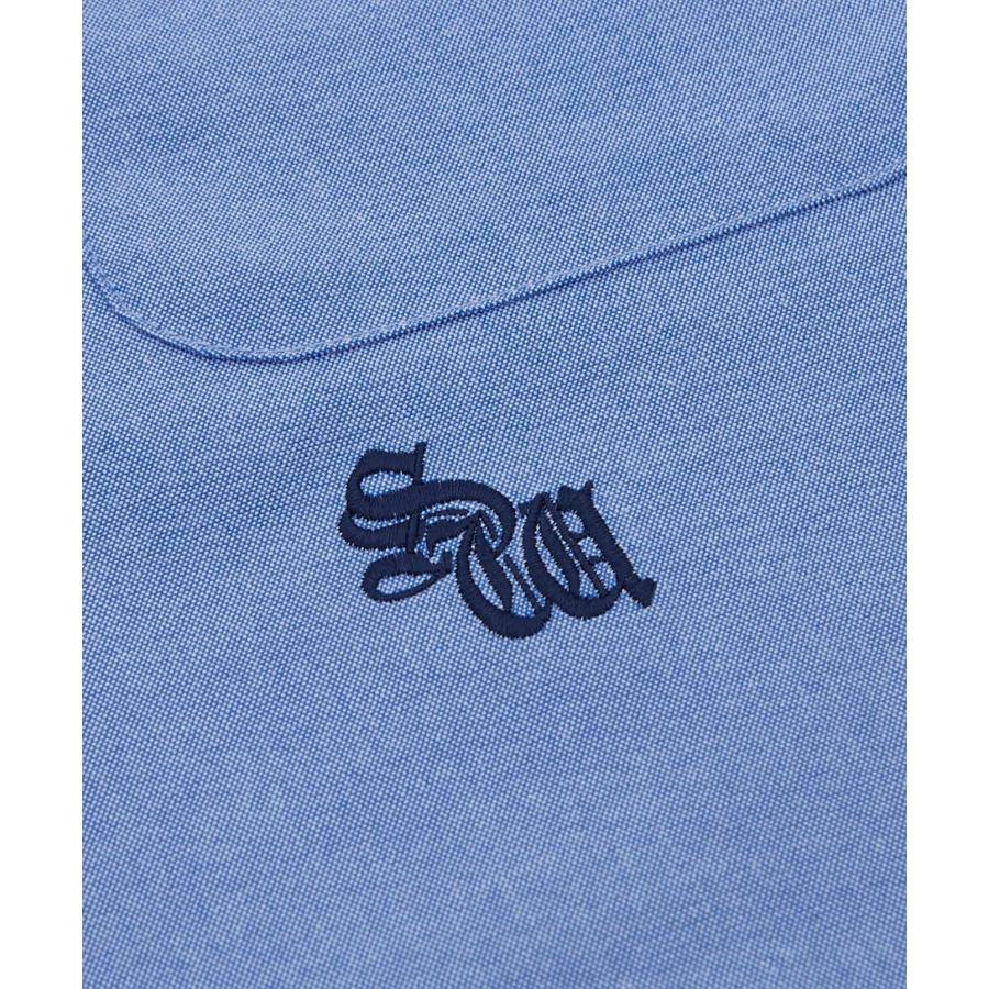 長袖シャツ メンズ サイドウェイスタンス ワンポイント オックスフォードシャツ ビッグサイズ 大きめ アメカジ カジュアル スケーター ストリート 古着MIX 韓国 | improves | 18