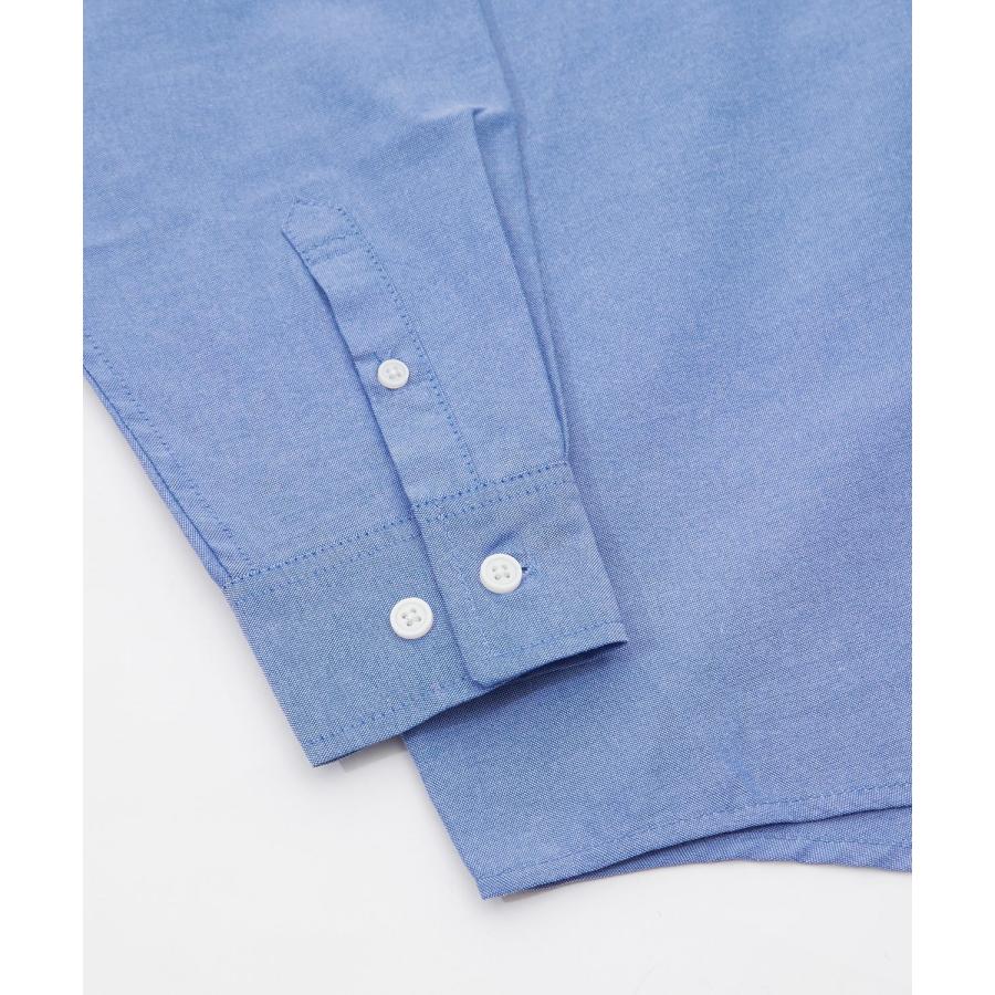 長袖シャツ メンズ サイドウェイスタンス ワンポイント オックスフォードシャツ ビッグサイズ 大きめ アメカジ カジュアル スケーター ストリート 古着MIX 韓国 | improves | 19