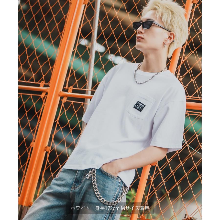 半袖Tシャツ メンズ SIDEWAY STANCE サイドウェイスタンス ピスネーム ワンポイント刺しゅう ポケット ロンT カットソー ストリート アメカジ 古着 | improves | 13