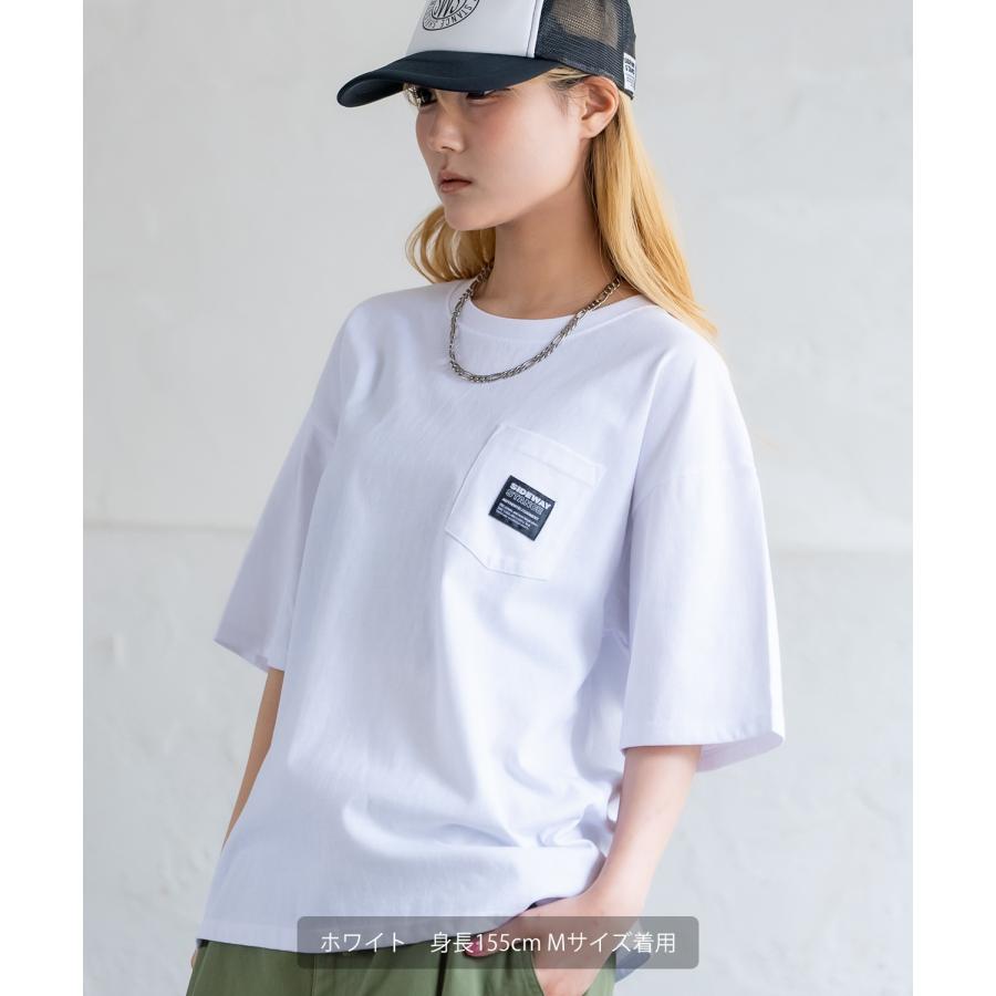 半袖Tシャツ メンズ SIDEWAY STANCE サイドウェイスタンス ピスネーム ワンポイント刺しゅう ポケット ロンT カットソー ストリート アメカジ 古着 | improves | 16