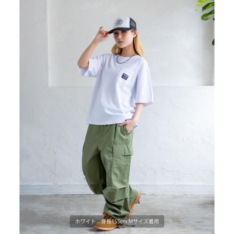 半袖Tシャツ メンズ SIDEWAY STANCE サイドウェイスタンス ピスネーム ワンポイント刺しゅう ポケット ロンT カットソー ストリート アメカジ 古着 | improves | 18
