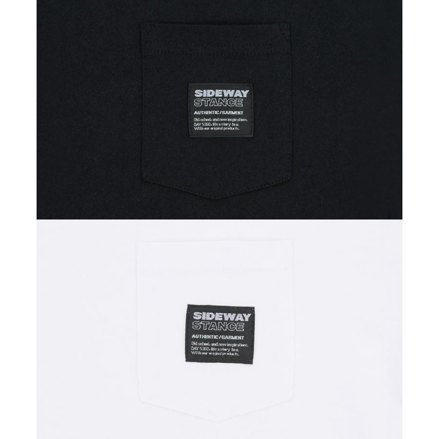 半袖Tシャツ メンズ SIDEWAY STANCE サイドウェイスタンス ピスネーム ワンポイント刺しゅう ポケット ロンT カットソー ストリート アメカジ 古着 | improves | 19