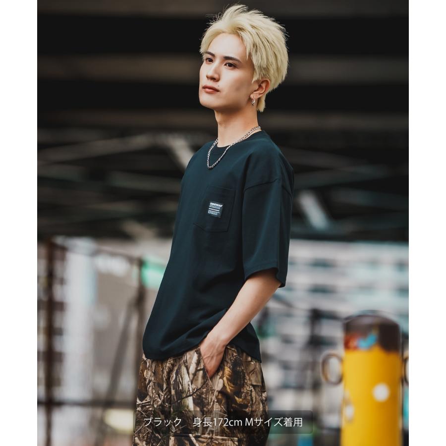 半袖Tシャツ メンズ SIDEWAY STANCE サイドウェイスタンス ピスネーム ワンポイント刺しゅう ポケット ロンT カットソー ストリート アメカジ 古着 | improves | 08
