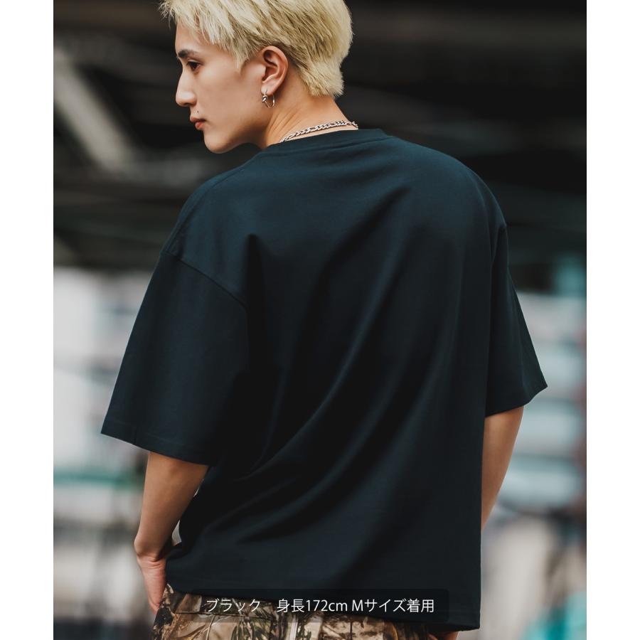 半袖Tシャツ メンズ SIDEWAY STANCE サイドウェイスタンス ピスネーム ワンポイント刺しゅう ポケット ロンT カットソー ストリート アメカジ 古着 | improves | 09