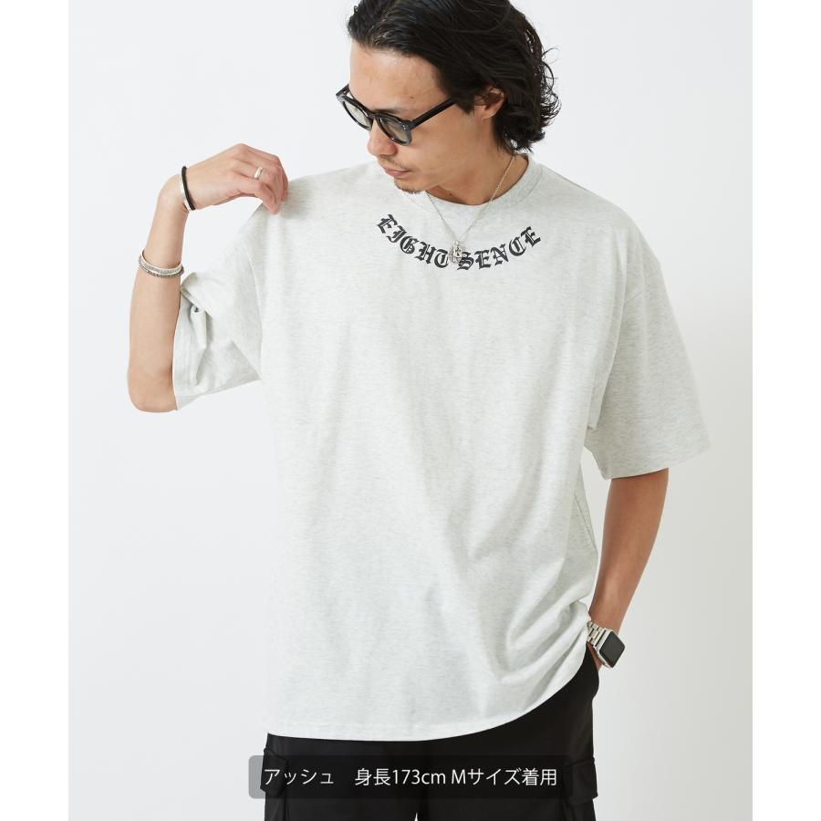 半袖Tシャツ メンズ レディース SIDEWAY STANCE サイドウェイスタンス ネックロゴ グラフィック ロンT カットソー スケーター ストリート 韓国 | improves | 15