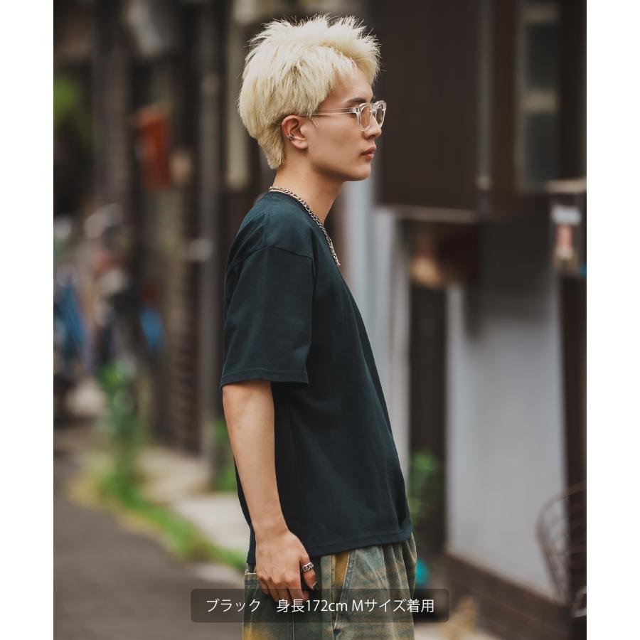 半袖Tシャツ メンズ SIDEWAY STANCE サイドウェイスタンス オーバル シリコンワッペン ポケット ロンT カットソー ストリート アメカジ 古着 | improves | 13