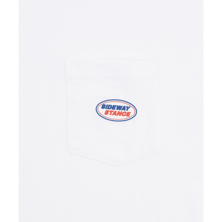 半袖Tシャツ メンズ SIDEWAY STANCE サイドウェイスタンス オーバル シリコンワッペン ポケット ロンT カットソー ストリート アメカジ 古着 | improves | 19