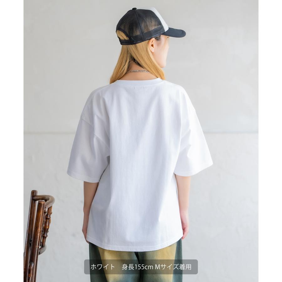 半袖Tシャツ メンズ SIDEWAY STANCE サイドウェイスタンス オーバル シリコンワッペン ポケット ロンT カットソー ストリート アメカジ 古着 | improves | 04