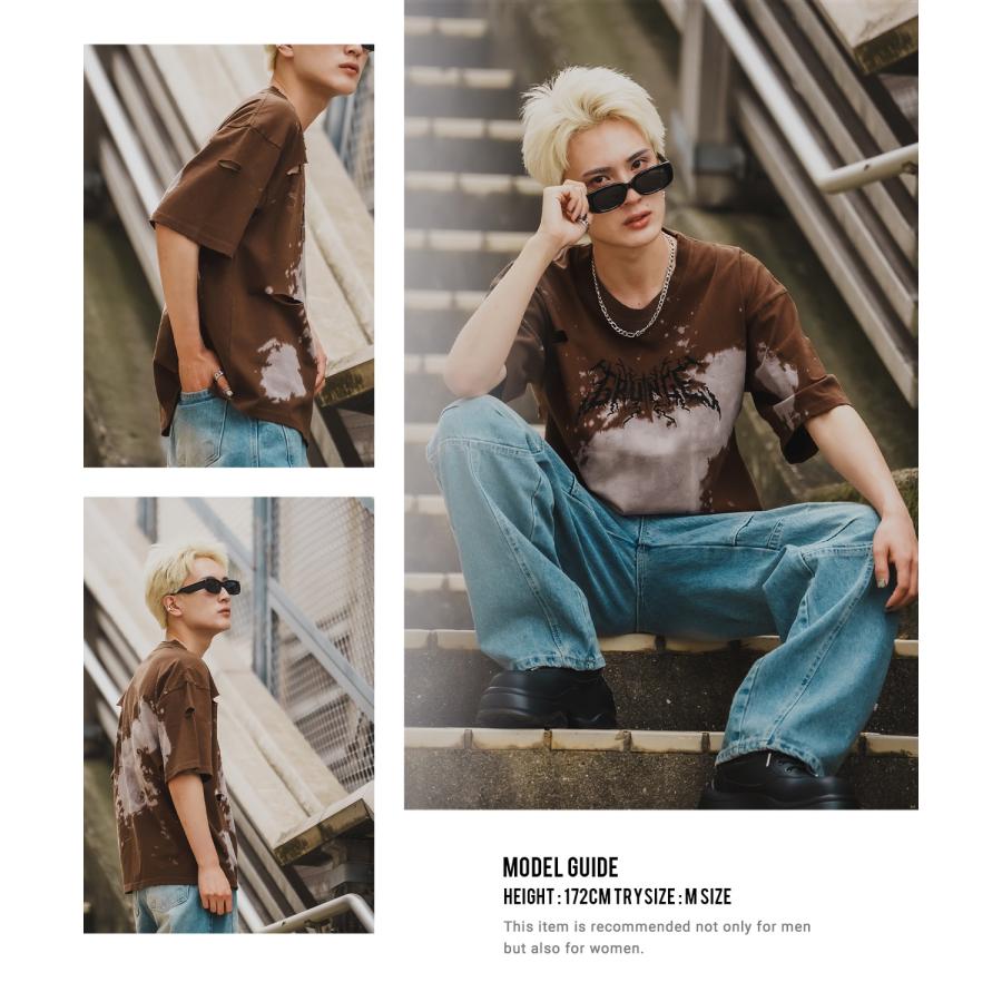 Tシャツ メンズ SIDEWAY STANCE サイドウェイスタンス 半袖 カットソー スプレー ロゴ 刺しゅう グランジ アメカジ カジュアル スケーター ストリート 古着 | improves | 13