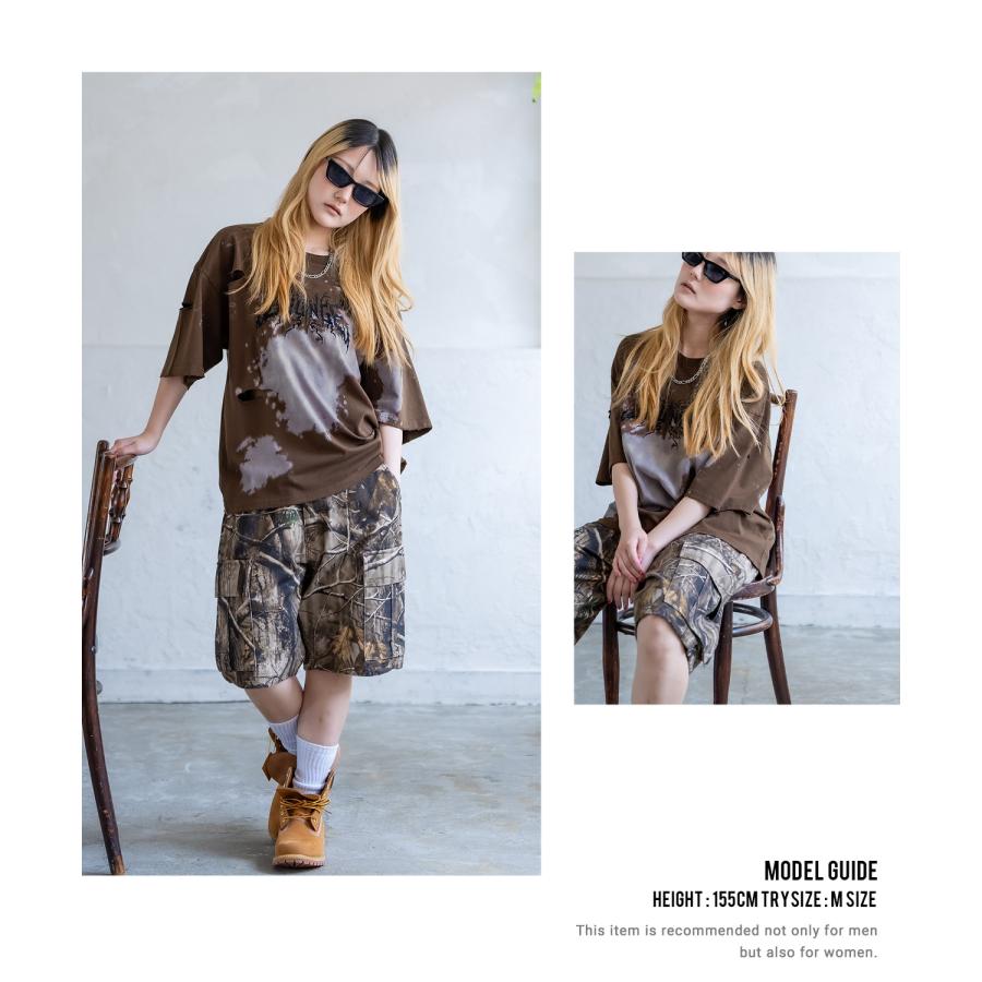 Tシャツ メンズ SIDEWAY STANCE サイドウェイスタンス 半袖 カットソー スプレー ロゴ 刺しゅう グランジ アメカジ カジュアル スケーター ストリート 古着 | improves | 16