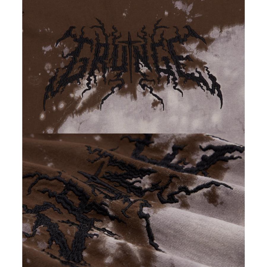 Tシャツ メンズ SIDEWAY STANCE サイドウェイスタンス 半袖 カットソー スプレー ロゴ 刺しゅう グランジ アメカジ カジュアル スケーター ストリート 古着 | improves | 18