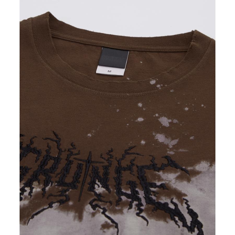 Tシャツ メンズ SIDEWAY STANCE サイドウェイスタンス 半袖 カットソー スプレー ロゴ 刺しゅう グランジ アメカジ カジュアル スケーター ストリート 古着 | improves | 19