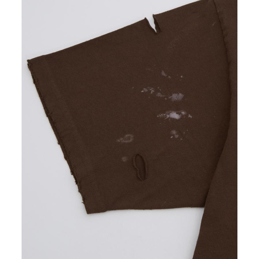 Tシャツ メンズ SIDEWAY STANCE サイドウェイスタンス 半袖 カットソー スプレー ロゴ 刺しゅう グランジ アメカジ カジュアル スケーター ストリート 古着 | improves | 20