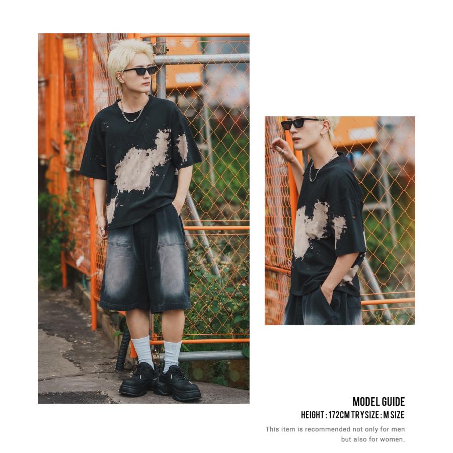 Tシャツ メンズ SIDEWAY STANCE サイドウェイスタンス 半袖 カットソー スプレー ロゴ 刺しゅう グランジ アメカジ カジュアル スケーター ストリート 古着 | improves | 09