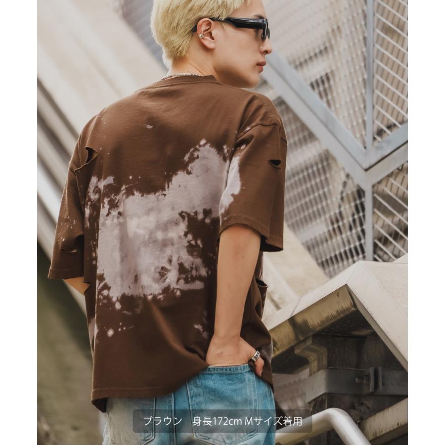 Tシャツ メンズ SIDEWAY STANCE サイドウェイスタンス 半袖 カットソー スプレー ロゴ 刺しゅう グランジ アメカジ カジュアル スケーター ストリート 古着 | improves | 11