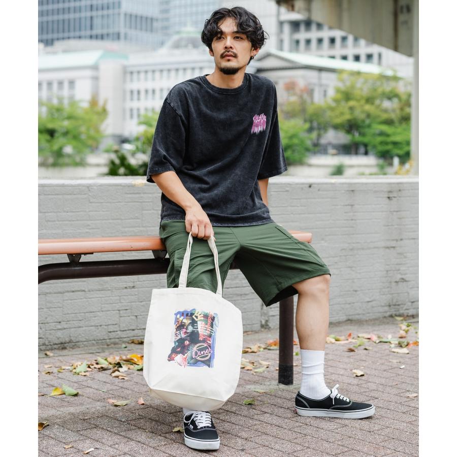 トートバッグ メンズ バック 通勤 通学 サブバック アート グラフィック 小物 プリント 刺しゅう スケーター ストリート アメカジ カジュアル 韓国 ストリート | improves | 04