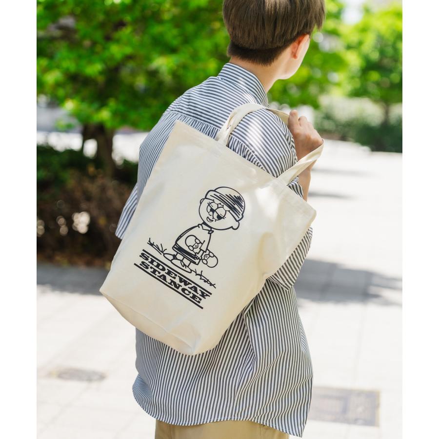 トートバッグ メンズ バック 通勤 通学 サブバック スケーターボーイ 小物 プリント 刺しゅう スケーター ストリート アメカジ カジュアル 韓国 ストリート | improves | 04