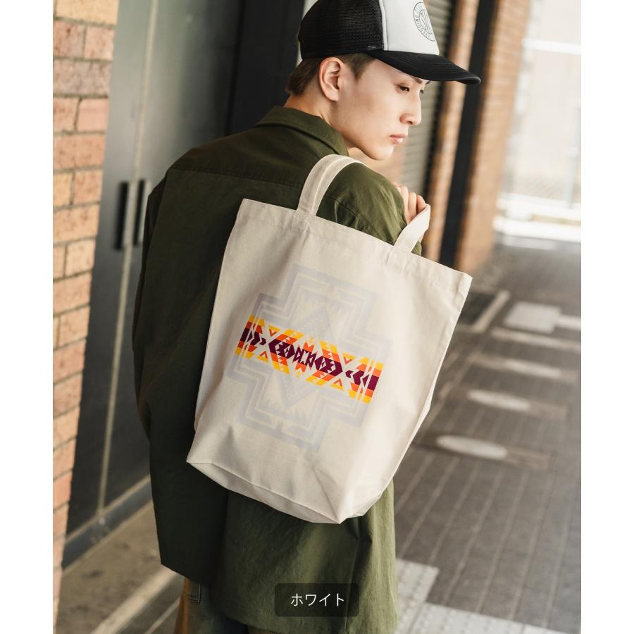 トートバッグ メンズ バック 通勤 通学 サブバック ネイティブ 柄 小物 プリント 刺しゅう スケーター ストリート アメカジ カジュアル 韓国 ストリート | improves | 02