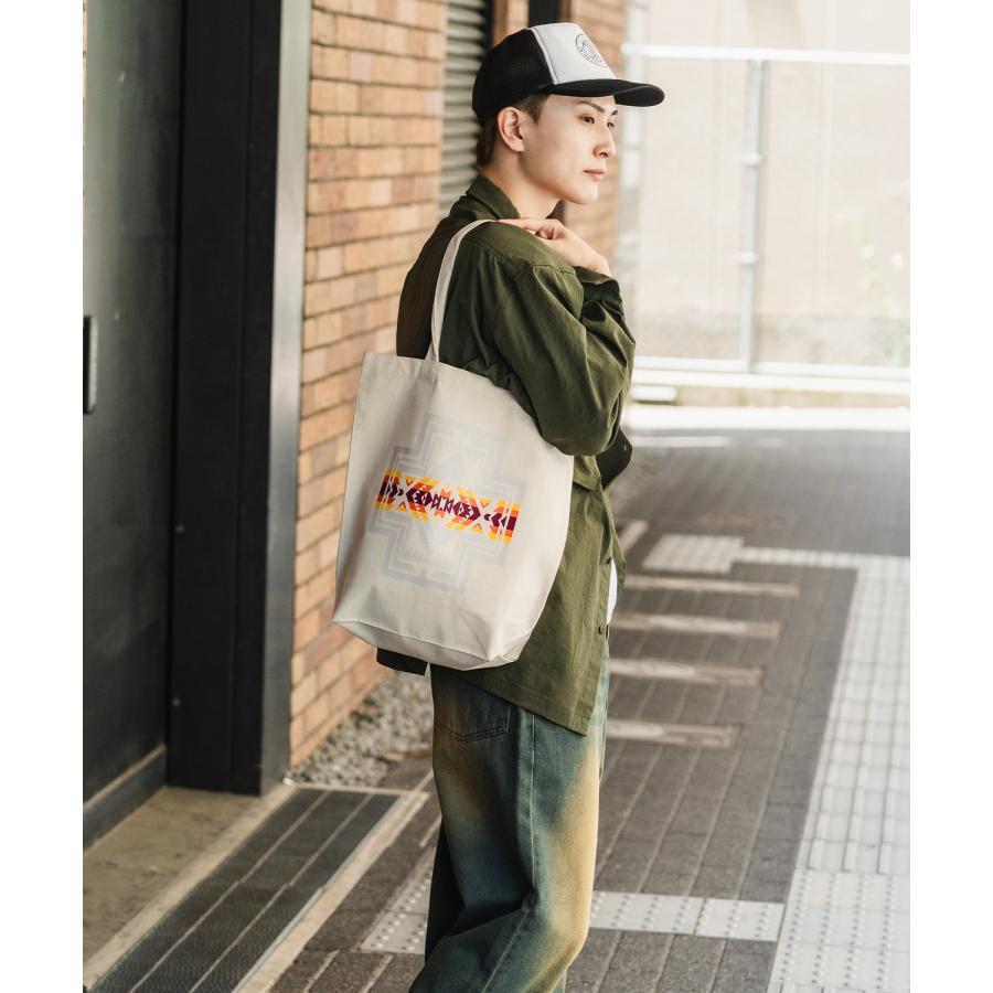 トートバッグ メンズ バック 通勤 通学 サブバック ネイティブ 柄 小物 プリント 刺しゅう スケーター ストリート アメカジ カジュアル 韓国 ストリート | improves | 03